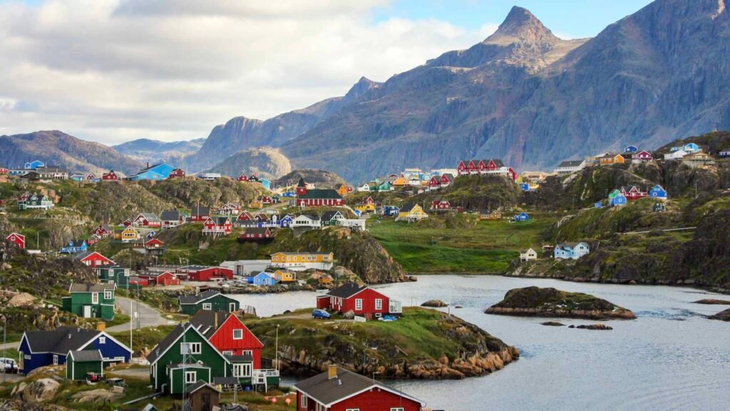 View of Sissimiut, Arctic Region